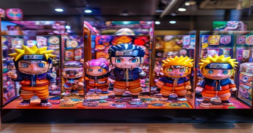 Naruto Ichiban Kuji prize tier layout showing Tier A through G with figure examples from the Akatsuki Organization lot