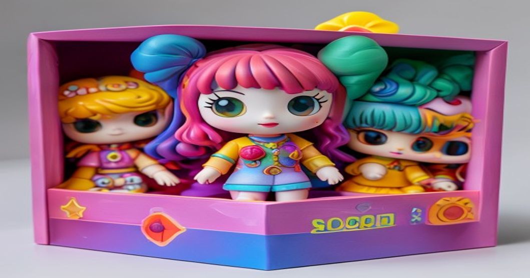 Blind box unboxing photograph showing hands opening Pop Mart sealed box to reveal Labubu figure inside tissue paper