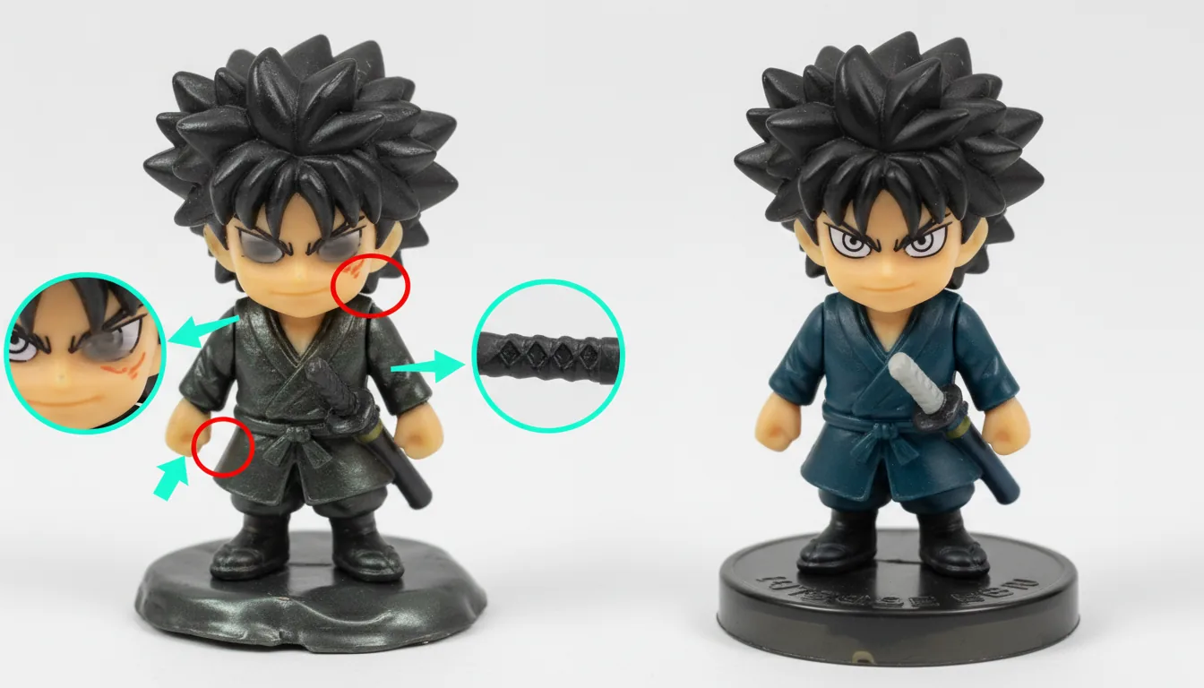 How to spot fake gashapon