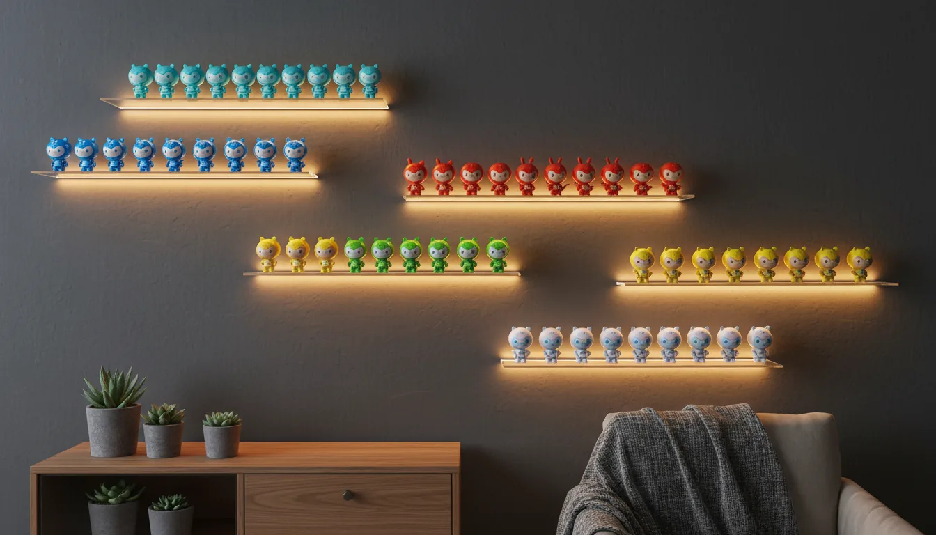 Gashapon display setup guide