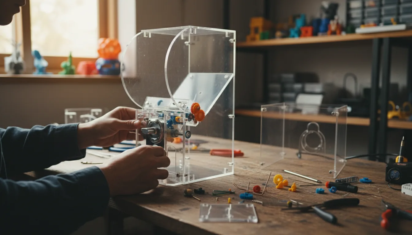 DIY gashapon machine build