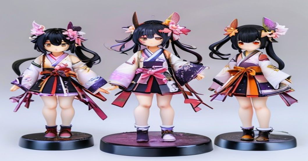 Kotobukiya ARTFX J anime figure and Bishoujo figure displayed on collector shelf with product packaging